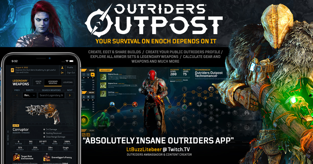 Outriders on X: Twitch Drops are now also live for Outriders! Full  information here in our Mega-Thread:  Account  linking + All Info here:  Twitch Campaigns Here